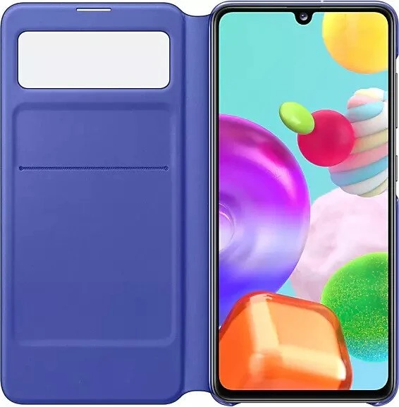Samsung S-View Wallet Cover für Galaxy A41 schwarz