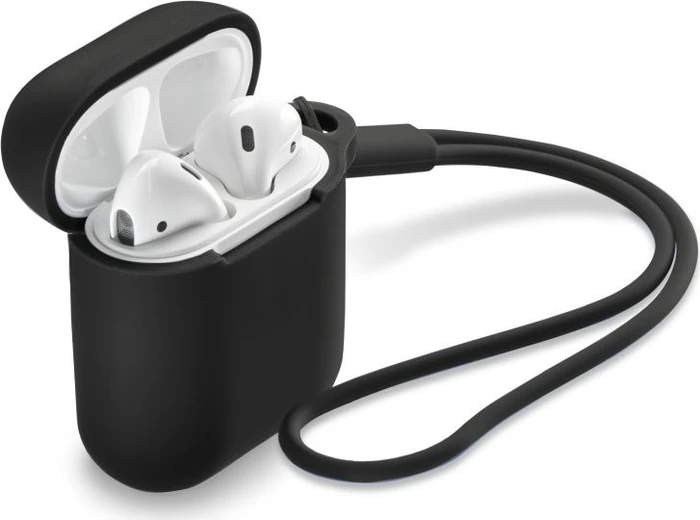 Hama Fantastic Feel Case für Apple AirPods 1/2 schwarz