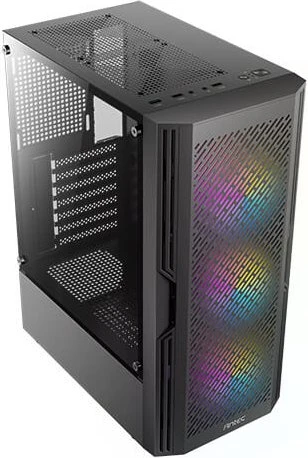 Antec AX20, schwarz, Glasfenster