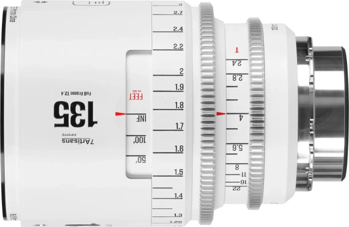 7artisans Infinte 135mm T2.4 Full Frame Cine für PL weiß