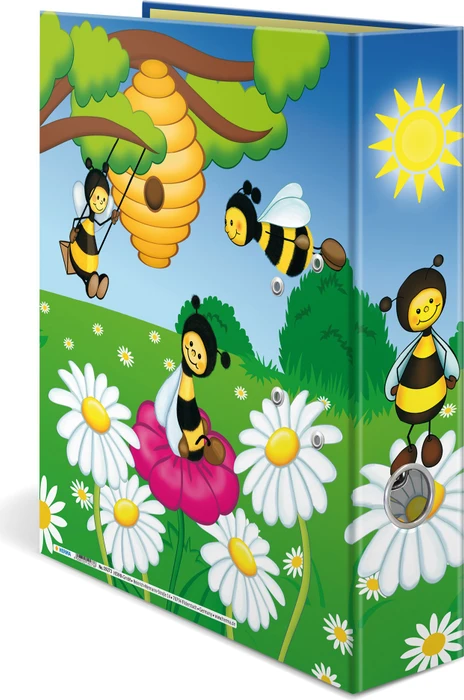 Herma Ordner 2-Ring mit Motiv, 70mm, A4, Bienenwiese