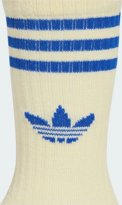 adidas Crew Socken team victory red/bold blue/warm vanilla, 3 Paare (Junior)