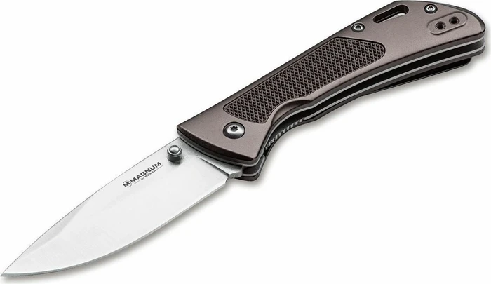 Böker Magnum Advance Checkering Taschenmesser bronze