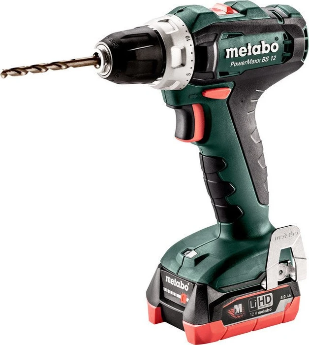 Metabo PowerMaxx BS 12 Akku-Bohrschrauber inkl. Koffer + 2 Akkus 4.0Ah