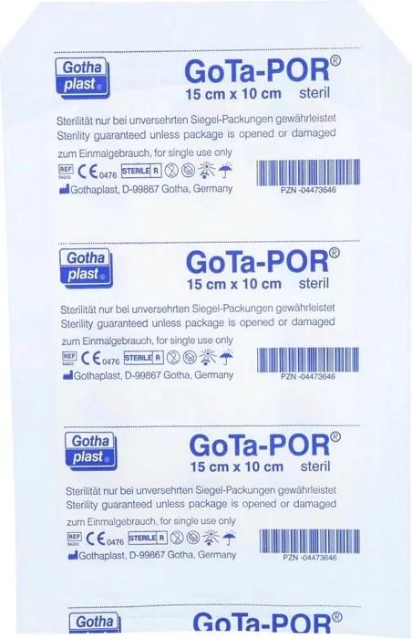 Gothaplast GoTa-POR steril, 10 x 15cm, 1 Stück