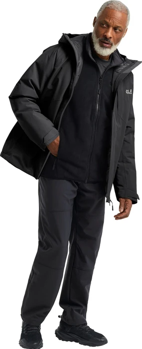 Jack Wolfskin Icecape 2L Down Funktionsjacke schwarz (Herren)