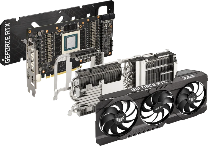 ASUS TUF Gaming GeForce RTX 3070 Ti, TUF-RTX3070TI-8G-GAMING, 8GB GDDR6X, 2x HDMI, 3x DP