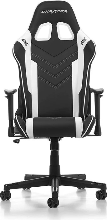 DXRacer Prince Series P132 Gamingstuhl, schwarz/weiß