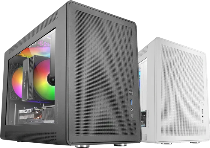 Mars Gaming MC-XPS Black, Glasfenster