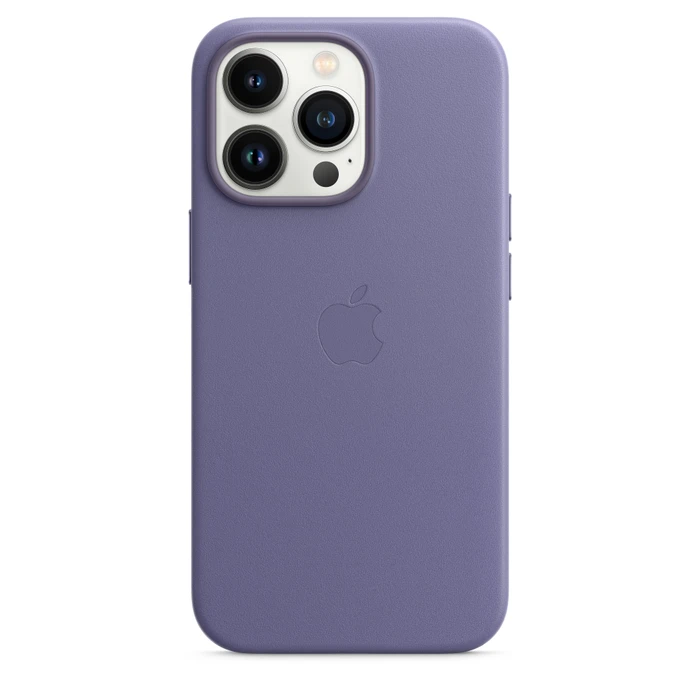 Apple Leder Case mit MagSafe für iPhone 13 Pro Wisteria