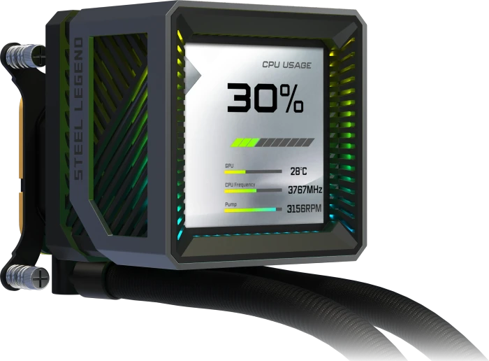 ASRock Steel Legend Dark 360 LCD