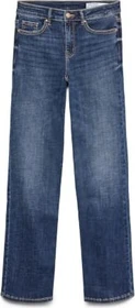 Vero Moda Flash Mid Rise Straight Jeans dark blue denim (Damen)