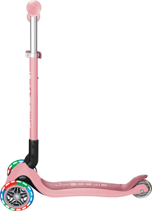 Globber Primo Foldable Lights Kickboard pastel pink