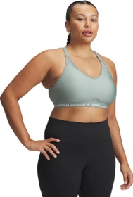 Under Armour Crossback Low Sport-BH silica green/white (Damen)