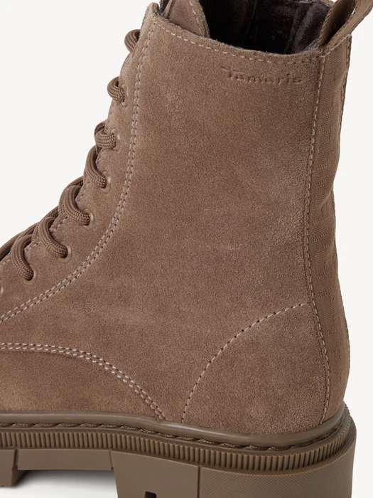 Tamaris Lederstiefelette beige (Damen)