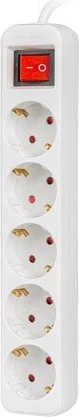 Lanberg STECKDOSENLEISTE PS1, 5-fach, 3m, weiß