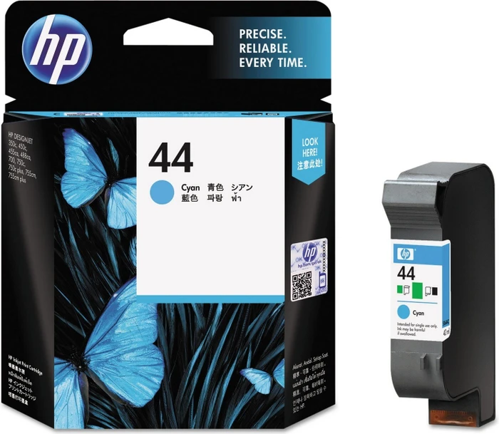HP Druckkopf mit Tinte 44 cyan