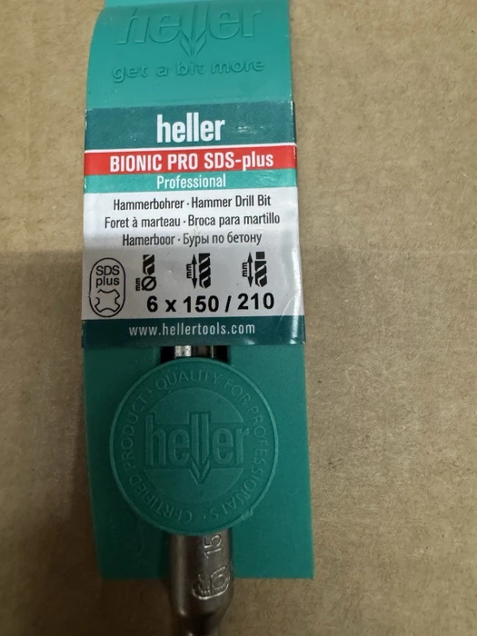 Heller Bionic Pro SDS-plus Hammerbohrer, 6x150x210mm, 1 Stück