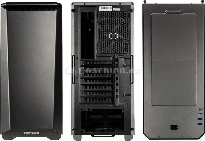 Phanteks Eclipse P400S anthrazit, schallgedämmt