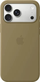 Apple Silikon Case mit MagSafe für iPhone 18 Pro Max oliv