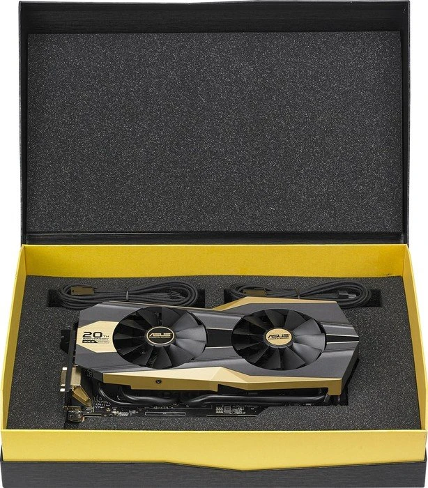 ASUS GeForce GTX 980 Ti 20th Anniversary Gold Edition, GOLD20TH-GTX980Ti-P-6G-GAMING, 6GB GDDR5, DVI, HDMI, 3x DP