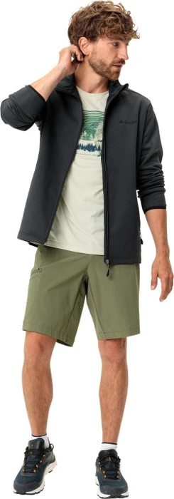 Vaude Valsorda Fleece Jacke schwarz (Herren)