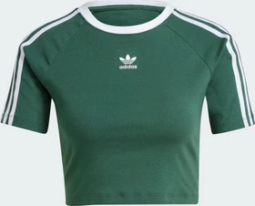 adidas 3-Streifen Baby T-Shirt kurzarm mineral green (Damen)