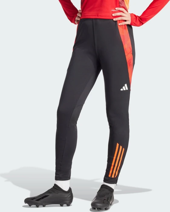 adidas Tiro 24 Competition Trainingshose lang black/app solar red (Damen)