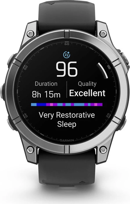 Garmin Fenix E stainless steel/black