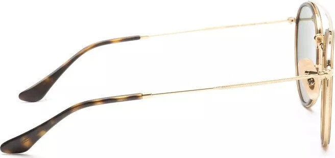 Ray-Ban Round Double Bridge gold/green classic