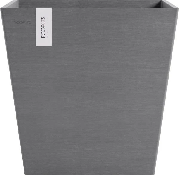 Ecopots Kunststoff-Topf Rotterdam 45x45cm grey