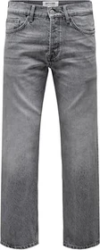 ONLY & SONS Wide Mid Edge Jeans medium grey denim (Herren)