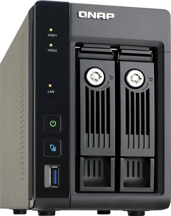 QNAP Turbo Station TS-253 Pro, 2GB RAM, 2x RJ-45 1000Base-T, 3x USB-A 3.0
