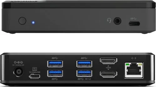 Alogic Universal Twin HD Pro Docking Station with 85W Power Delivery, USB-C 3.0 [Buchse]