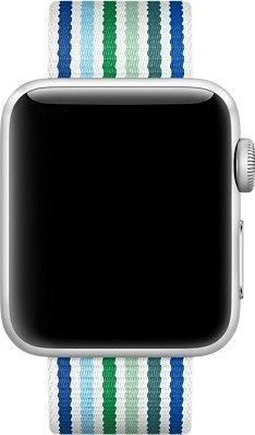 Apple Nylon-Armband gestreift für Apple Watch 38mm blau