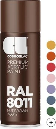 Cosmos Lac Acryllack-Spray RAL 8011 nut brown glänzend, 400ml