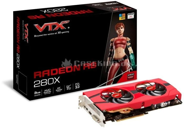 VTX3D Radeon R9 280X, 3GB GDDR5, DVI, HDMI, 2x mDP