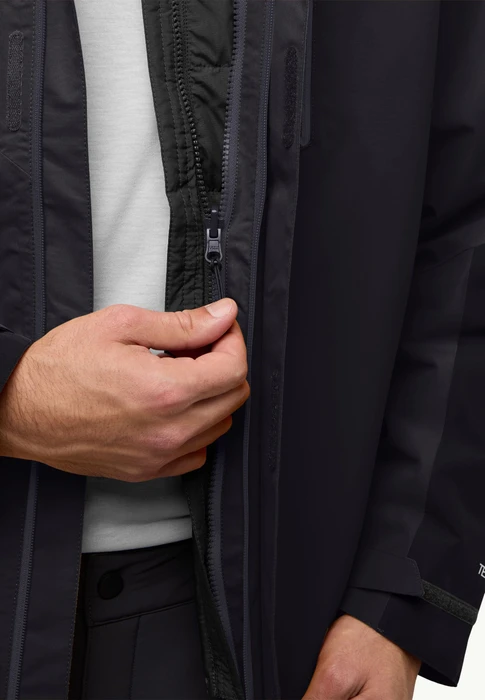 Jack Wolfskin Jasper 3in1 Funktionsjacke phantom (Herren)