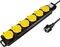 LogiLink Outdoor Steckdosenleiste, 6-fach, 1.5m, schwarz/gelb Vorschaubild