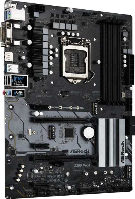 ASRock Z390 Pro4 (Intel 1151 v2)