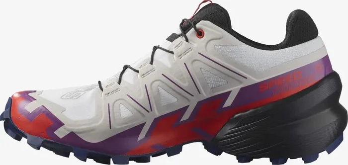 Salomon Speedcross 6 white/sparkling grape/fiery red (Damen)