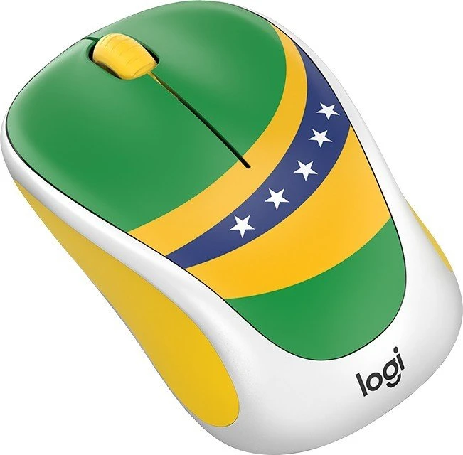 Logitech M238 Wireless Mouse Fan Collection Brazil, USB