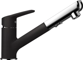 Schock Daja Cristalite/Chrom Schlauchbrause HD nero