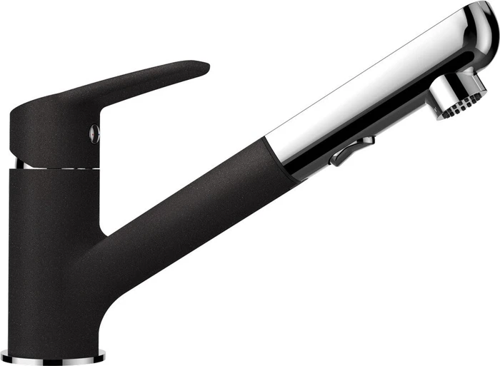 Schock Daja Cristalite/Chrom Schlauchbrause HD nero