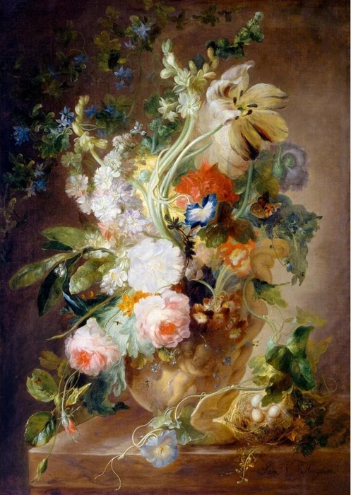 ENJOY Puzzle Jan van Huysum: Vase with Flowers