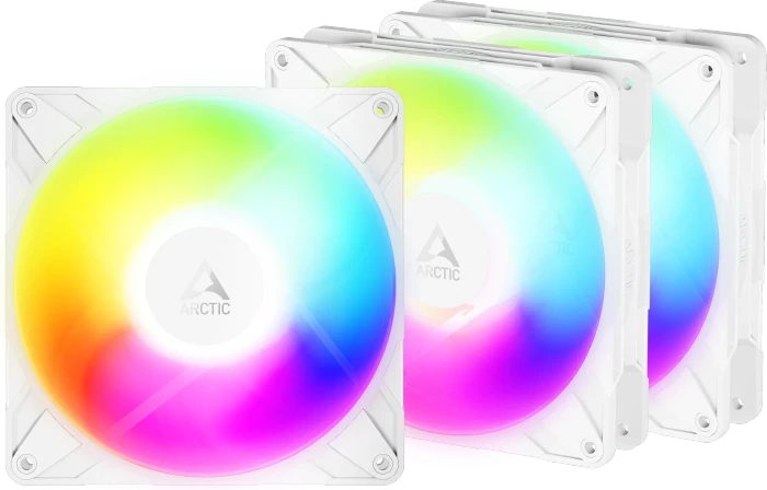 ARCTIC P14 Pro Reverse A-RGB, weiß, 140mm, 3er-Pack