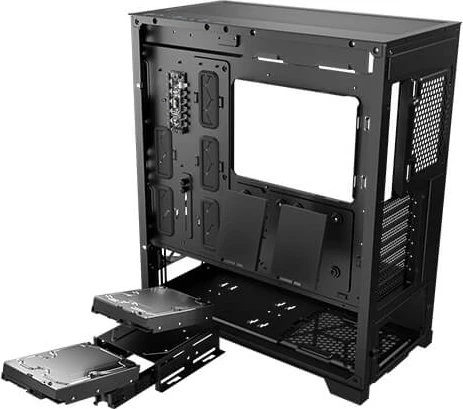 Antec Dark League Dark Phantom DP503, schwarz, Glasfenster