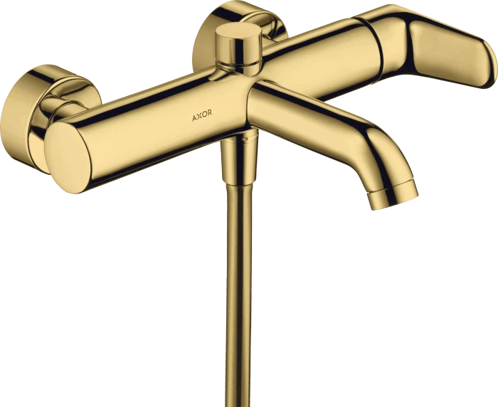 Hansgrohe Citterio M Einhebel-Wannenmischer Aufputz polished goldoptik