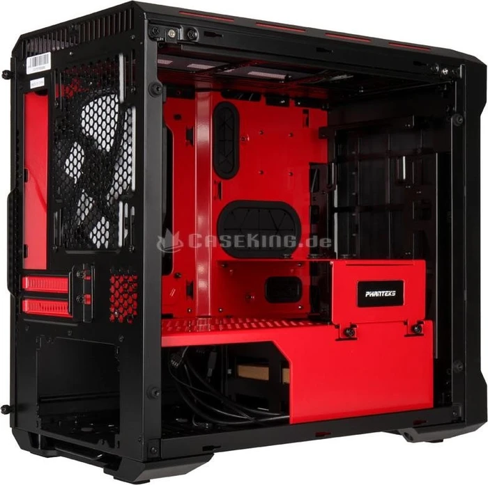 Phanteks Enthoo Evolv ITX Tempered Glass rot, Glasfenster, Mini-ITX