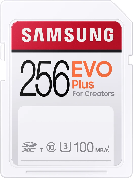 Samsung EVO Plus for Creators, SD UHS-I U1/U3, Rev-H / 2020